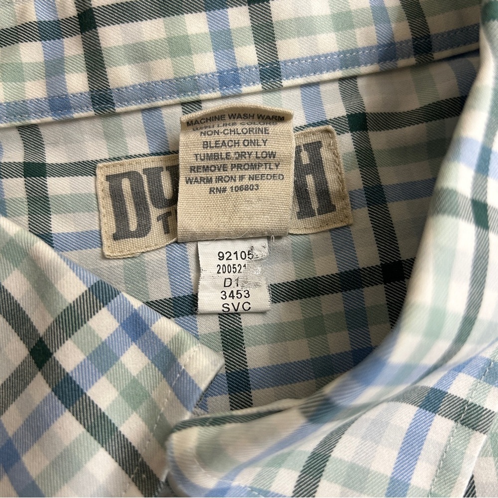 Duluth Trading long sleeve plaid button down size 2XL/Tall - Picture 7 of 7